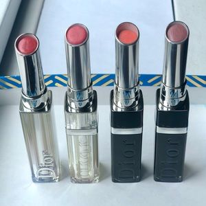 Dior addict lipsticks- lot of 4!